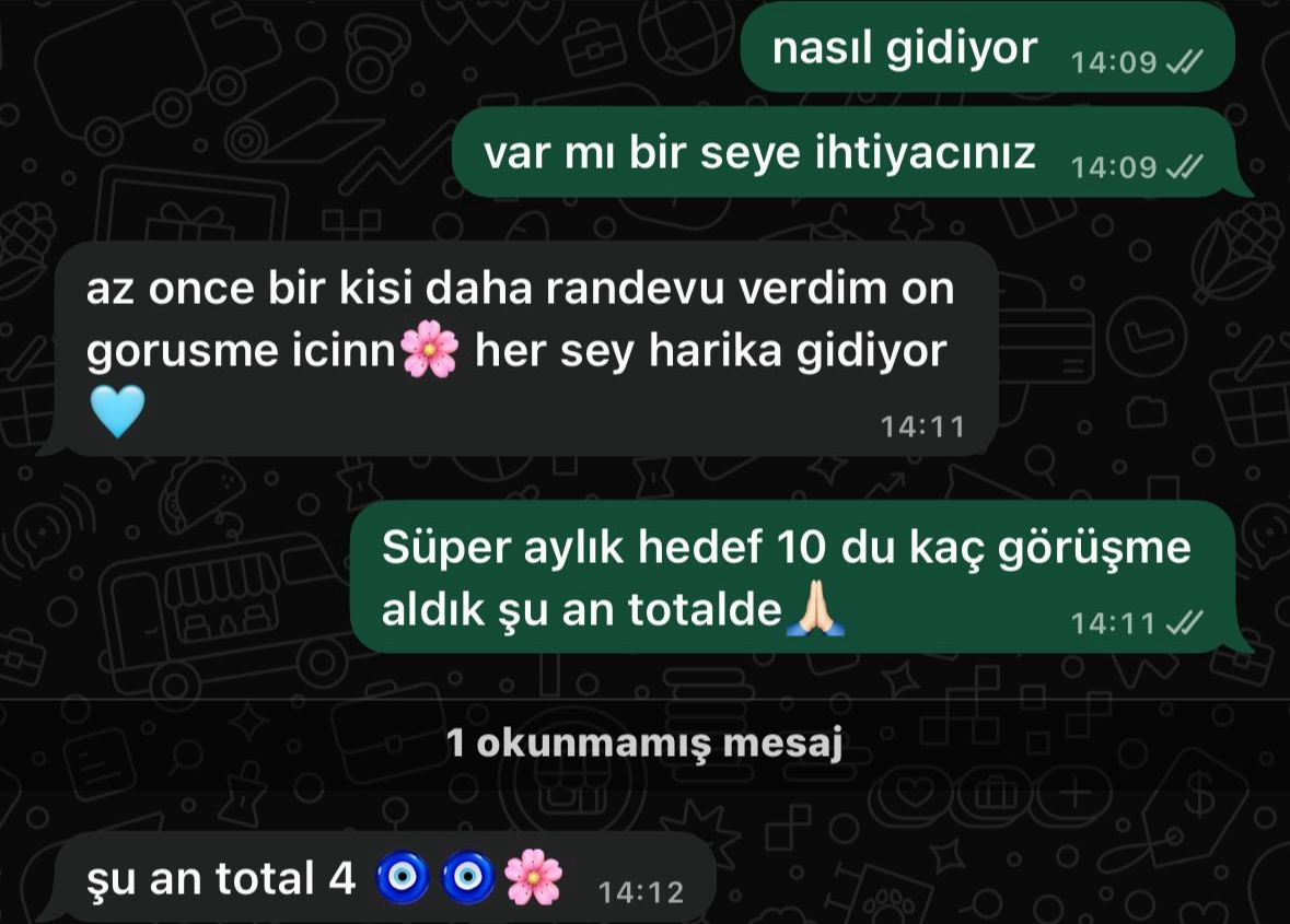 Süper gidiyor — randevular doldu